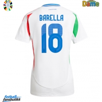 Italia Nicolo Barella #18 Bortedrakt Dame EM 2024 Kortermet